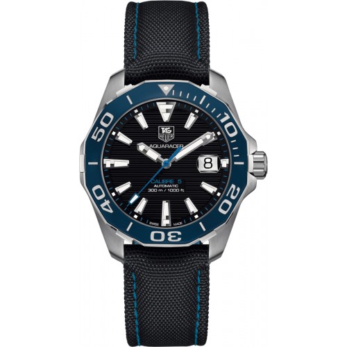 Tag Heuer Aquaracer Black Dial Discounted Men's Watch WAY211B-FC6363 Tag Heuer Aquaracer Black Dial Discounted Men's Watch WAY211B-FC6363